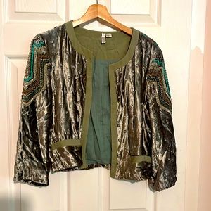 Never worn cardigan from anthropology with beautiful details